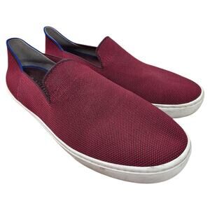 Rothy's The Sneaker Women's Size 10.5 US Red Garnet Burgundy Slip On Shoes